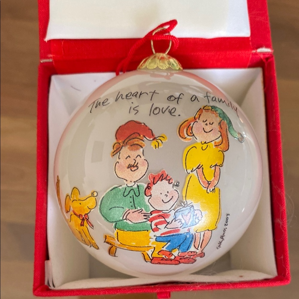 Sally Huss Family Ornament